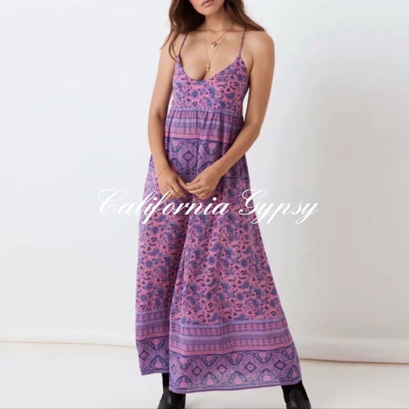Journey Print Gypsy Spaghetti Maxi - Picture 7 of 13